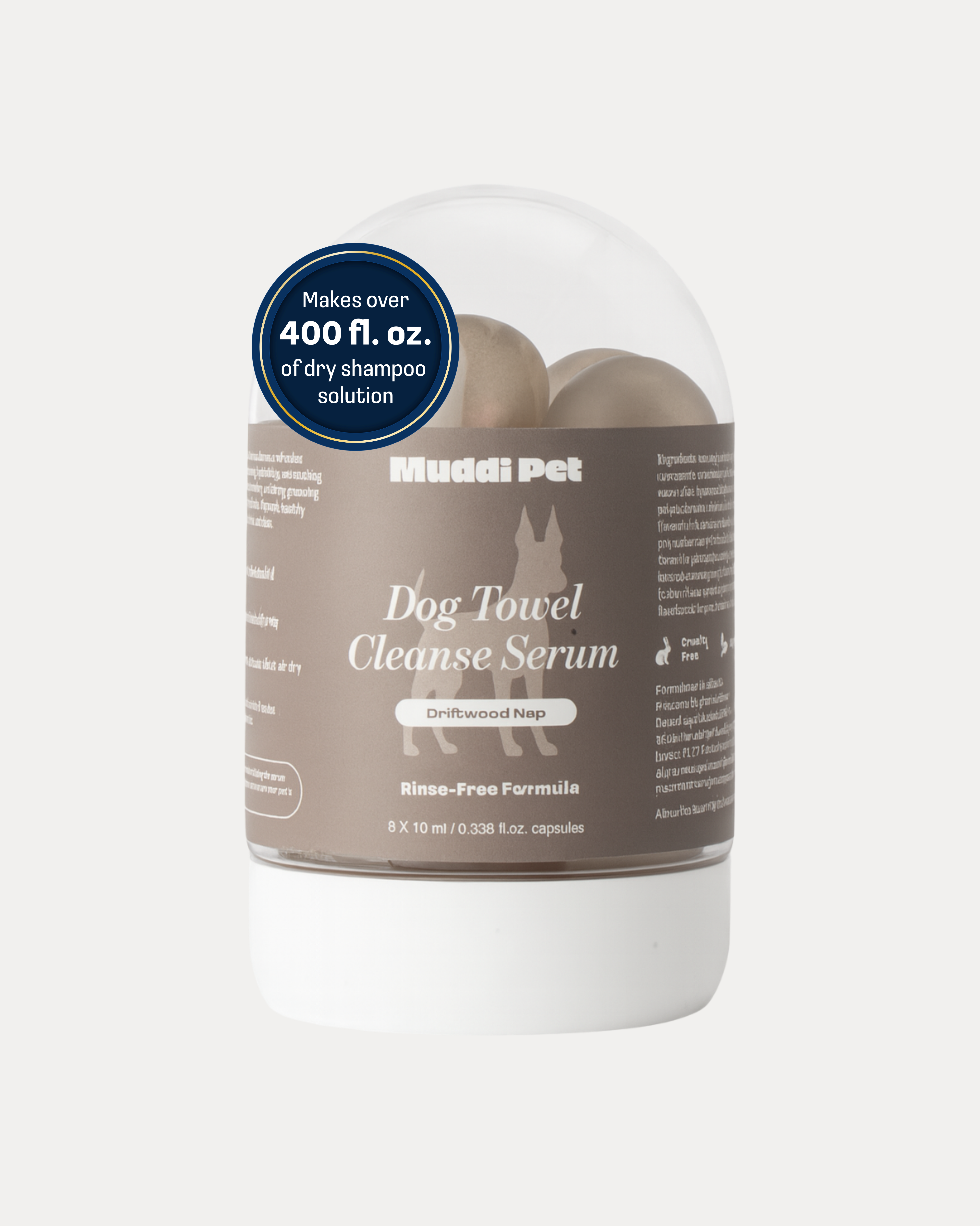 Dog Concentrated Rinse-Free Towel Cleanse Serum