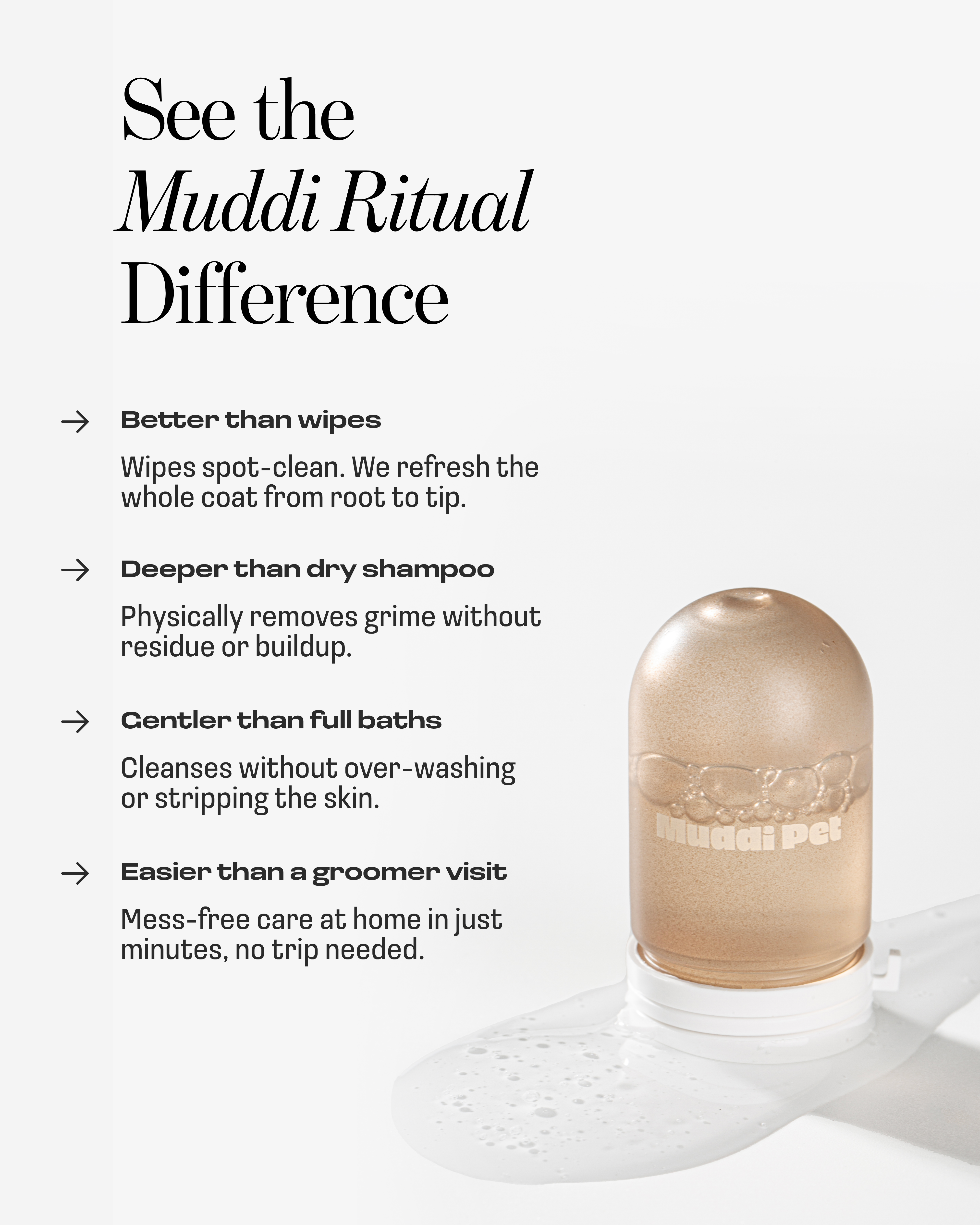 Dog Rinse-Free Towel Cleanse Serum