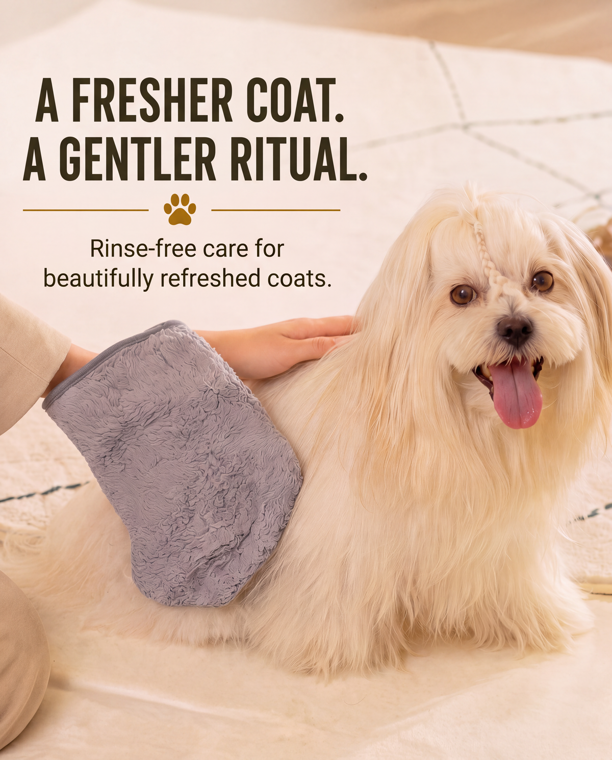 Dog Concentrated Rinse-Free Towel Cleanse Serum