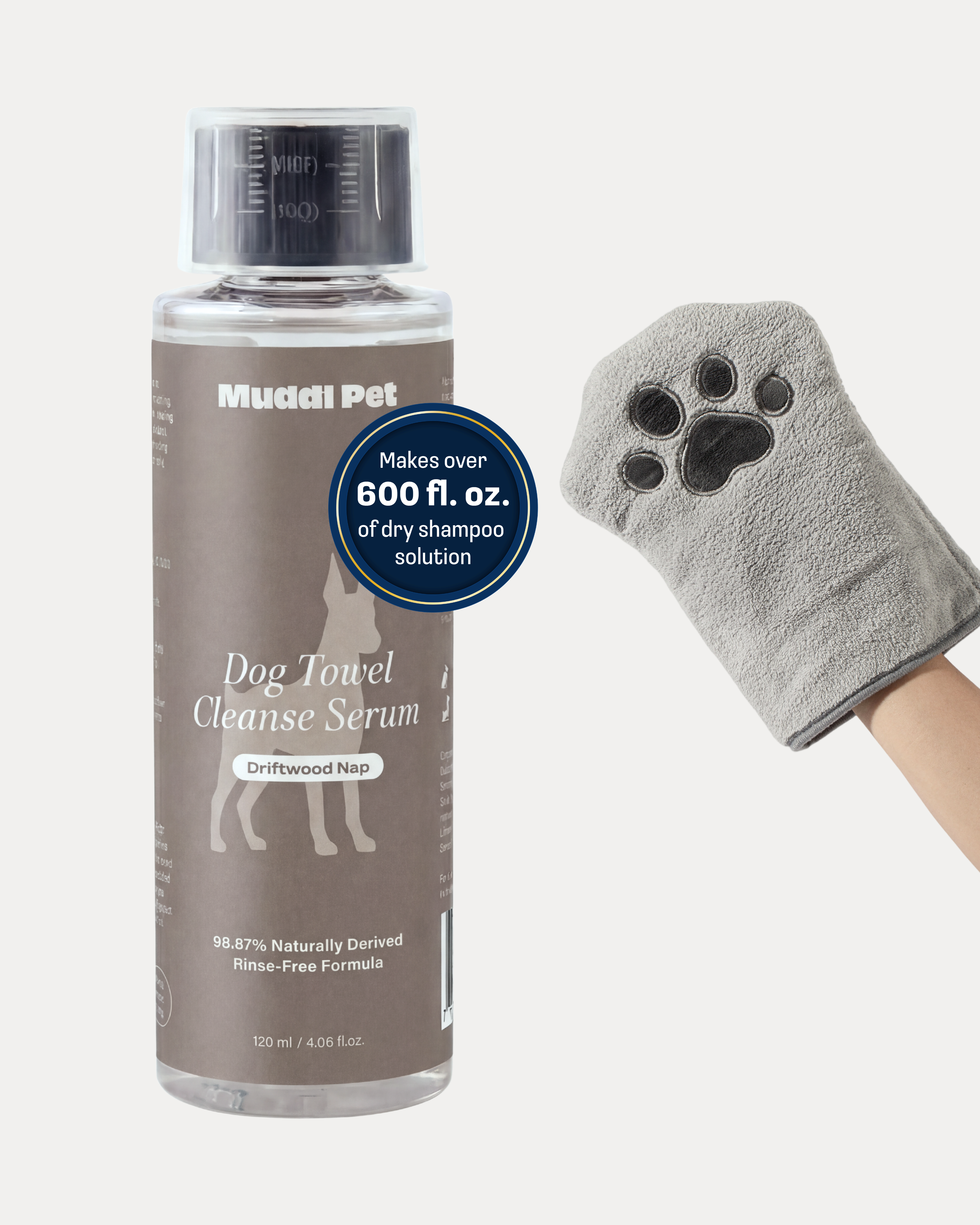 Dog Concentrated Rinse-Free Towel Cleanse Serum
