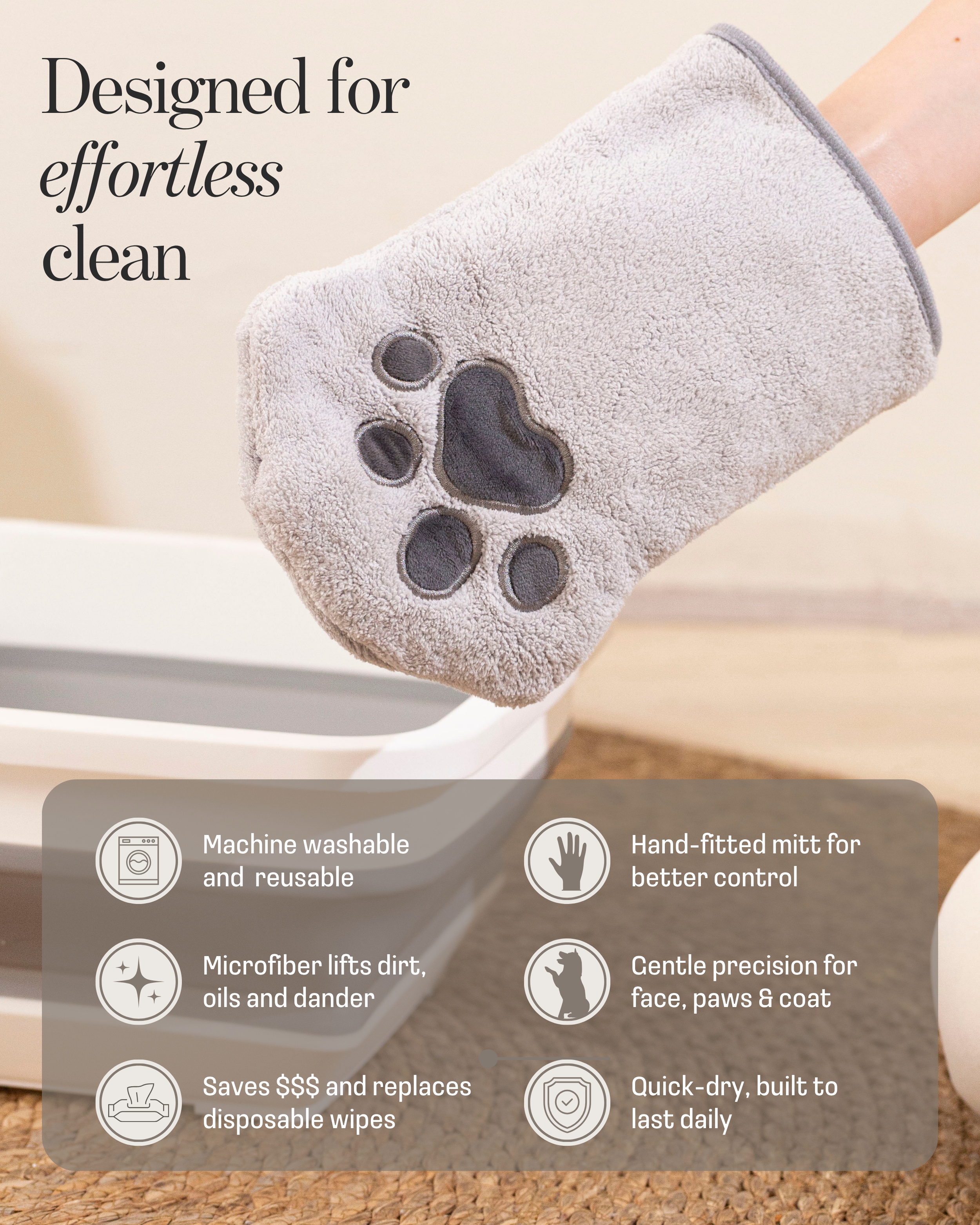 Cat Concentrated Rinse-Free Towel Cleanse Serum