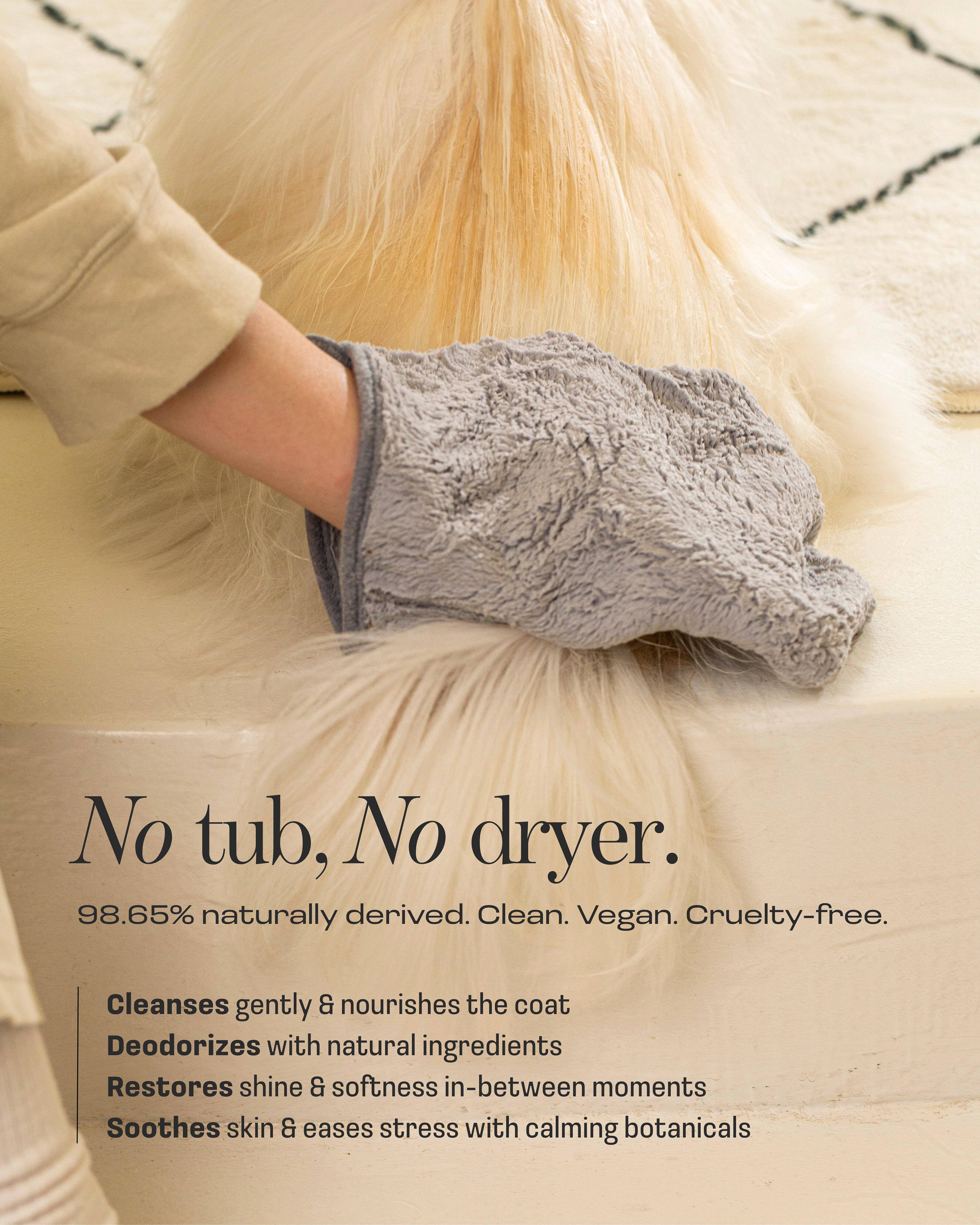 Dog Rinse-Free Towel Cleanse Serum