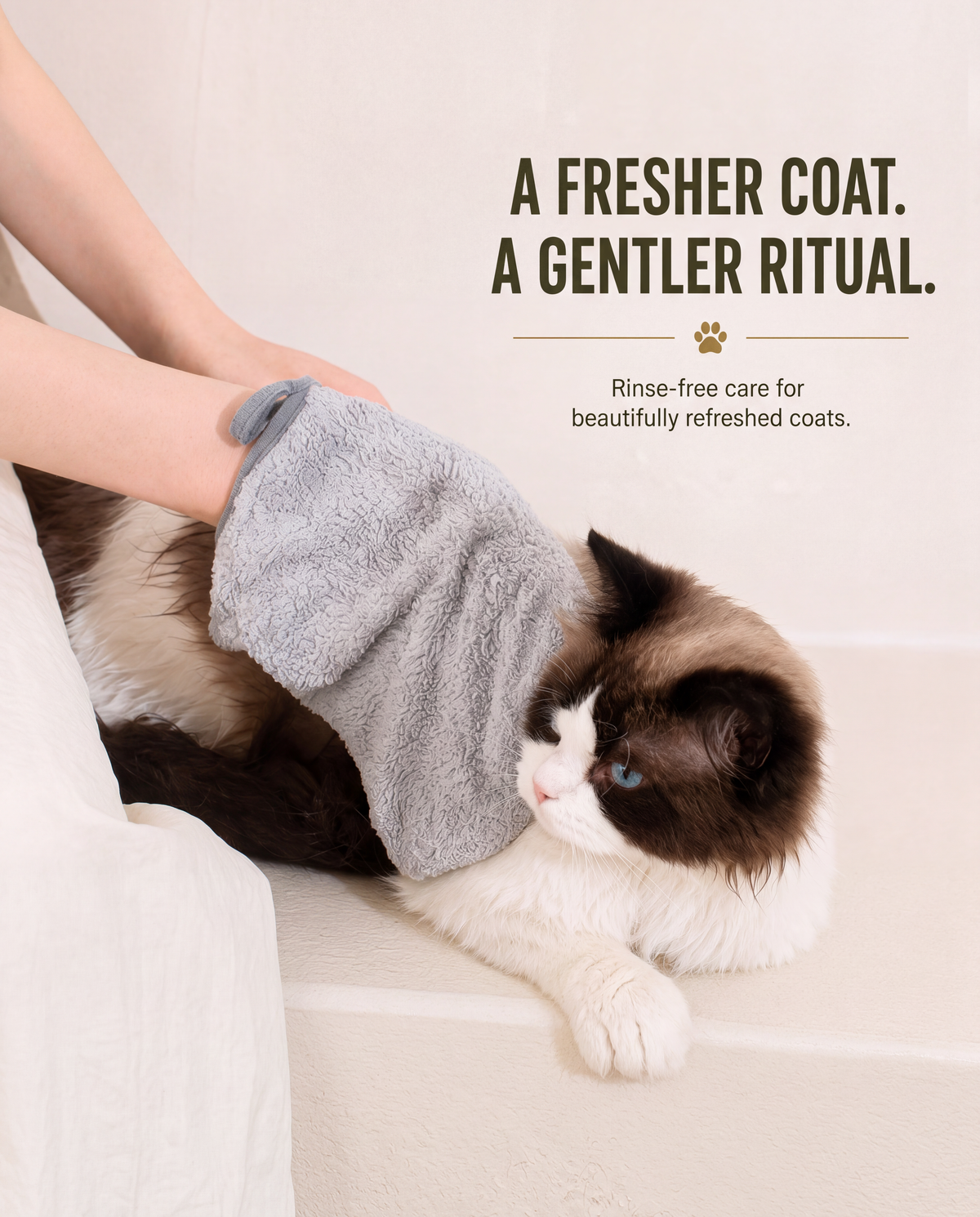 Cat Concentrated Rinse-Free Towel Cleanse Serum